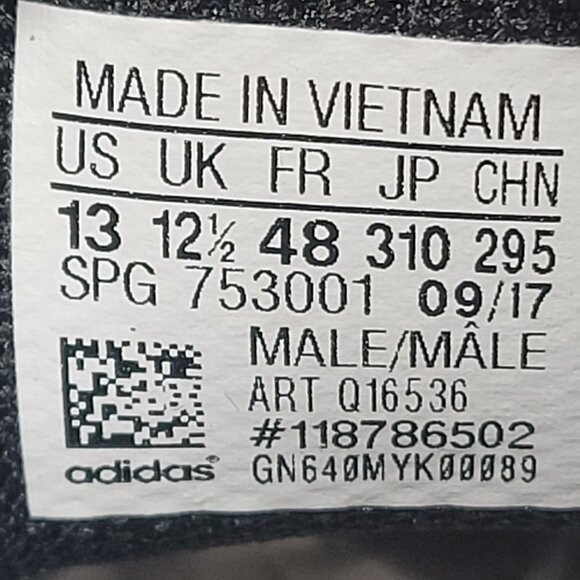 Adidas Speed Trainer 3.0 Men's Black Athletic Shoes Q16536 US Size 13 NWT - Picture 8 of 8